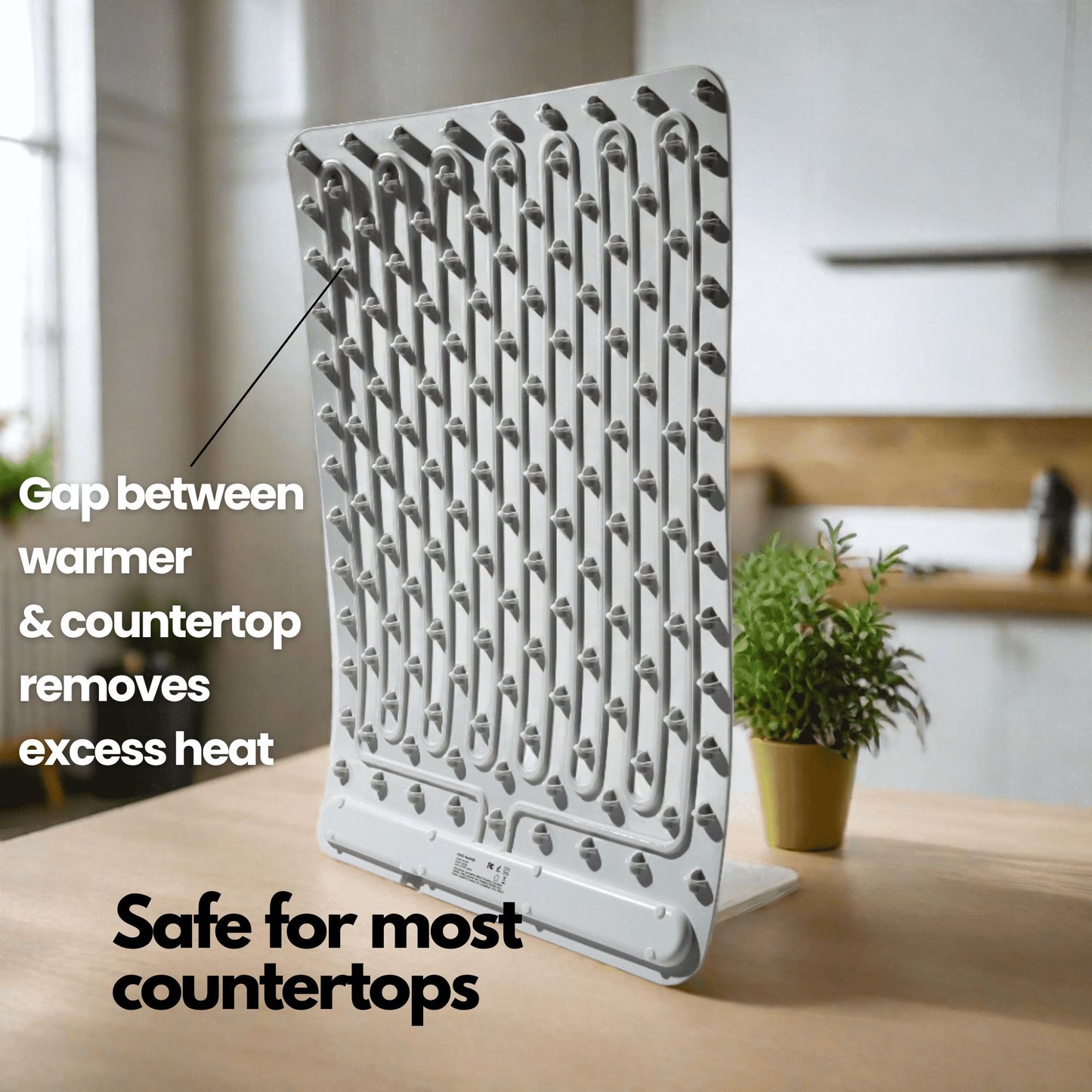 Adjustable Food Warmer | Spend more time with loved ones – No more kitchen trips to reheat
