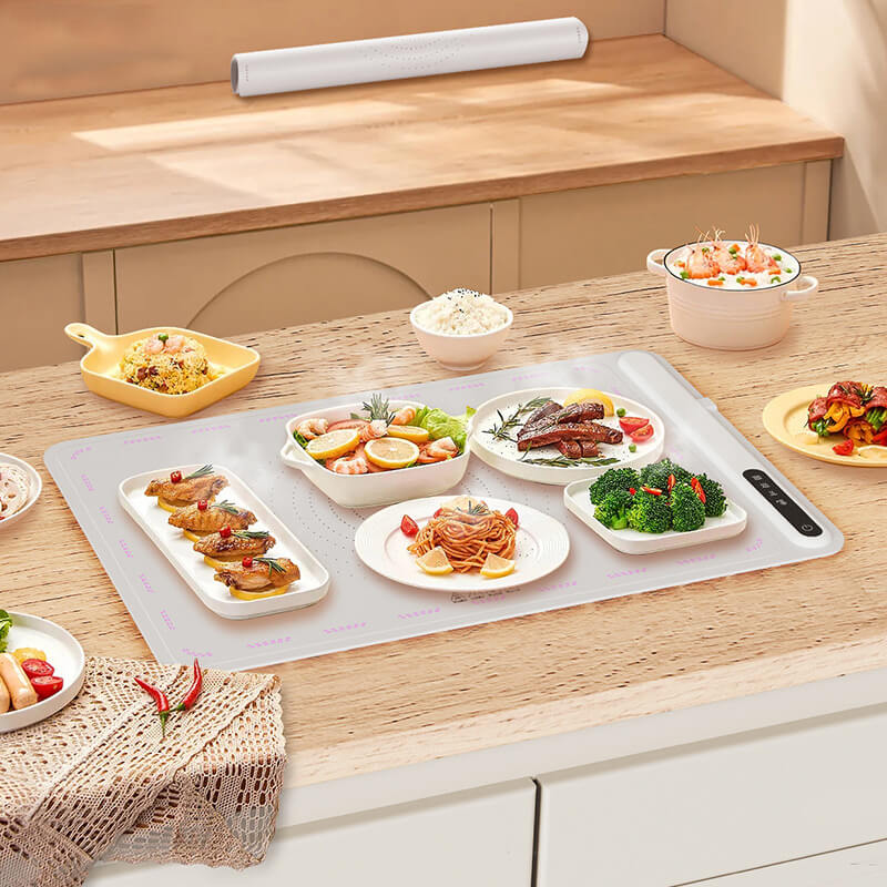 Adjustable Food Warmer | Spend more time with loved ones – No more kitchen trips to reheat