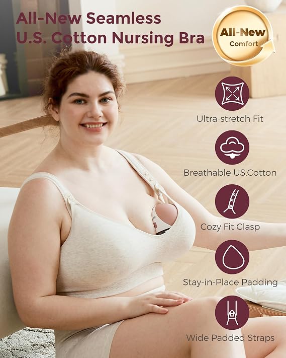 Nursing Bra - Multi-Clips. More Support