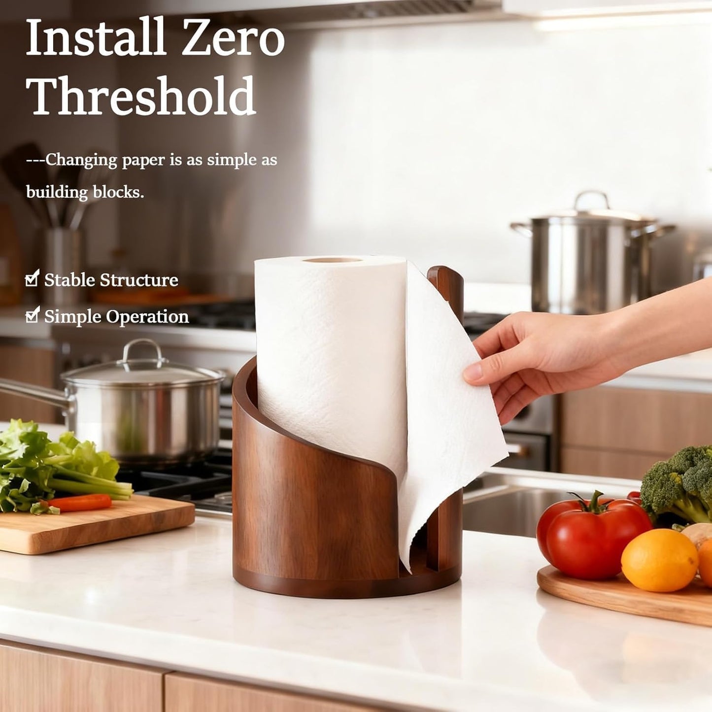 Fllora Paper Towel Holder