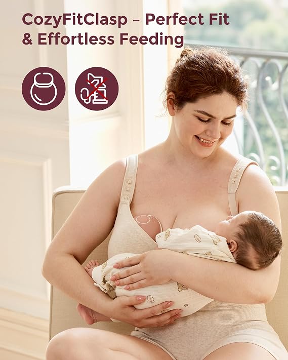 Nursing Bra - Multi-Clips. More Support