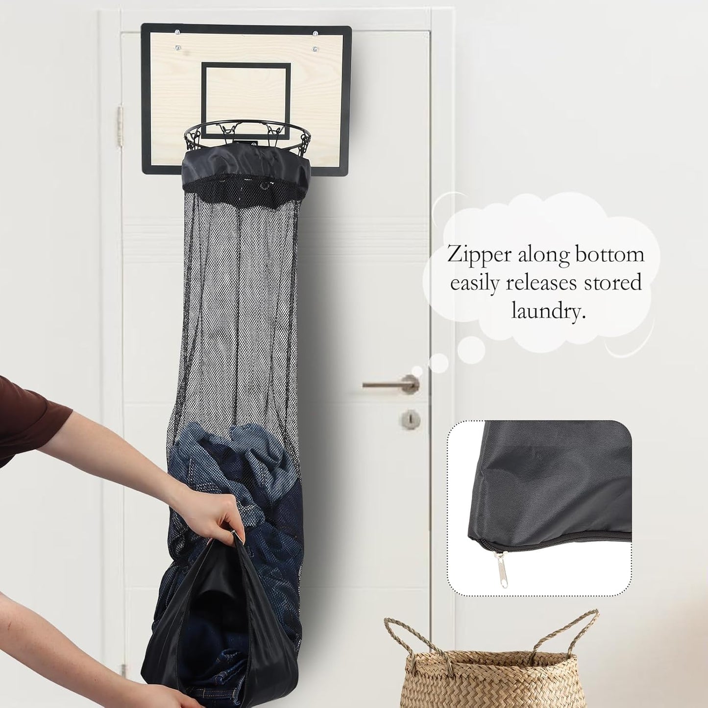 Laundry Dunk - Makes Kids Excited to Toss Dirty Clothes Away
