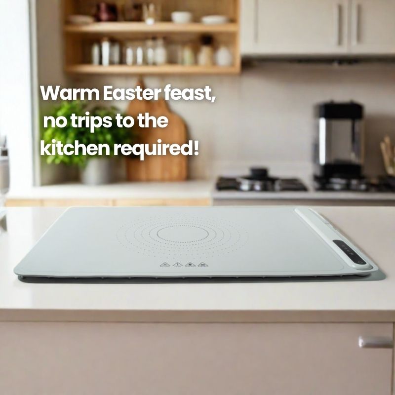 Adjustable Food Warmer | Spend more time with loved ones – No more kitchen trips to reheat